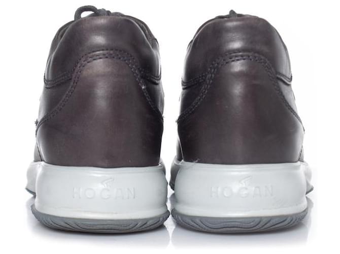 HOGAN, Scarpe da ginnastica Interactive H Forata Grigio - vista 6