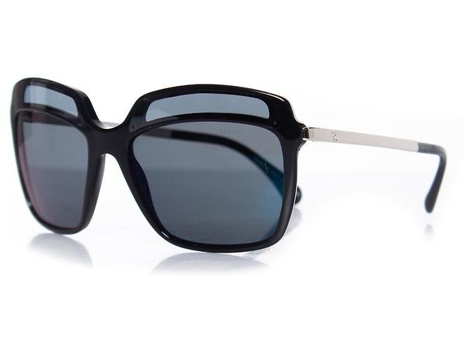 Chanel, Gafas de sol colección nube coco negra Negro - vista 2