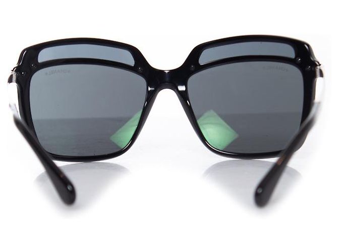 Chanel, Gafas de sol colección nube coco negra Negro - vista 4