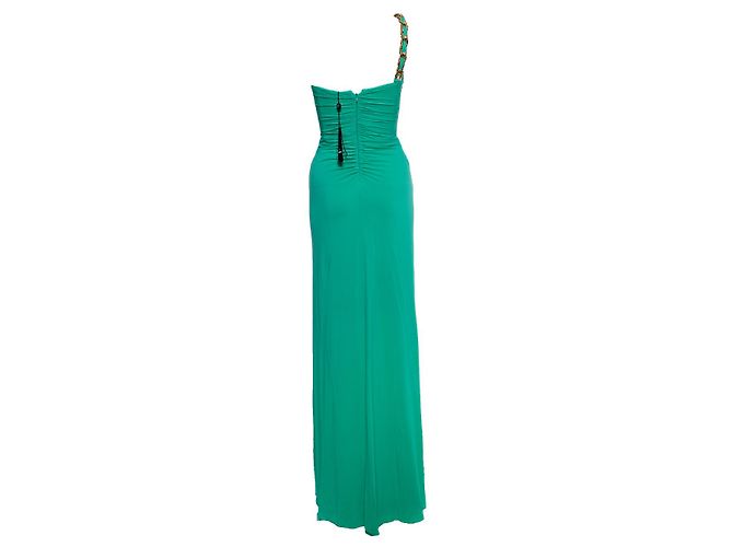 BLUMARINE, Maxikleid in Türkis Blau - Ansicht 3
