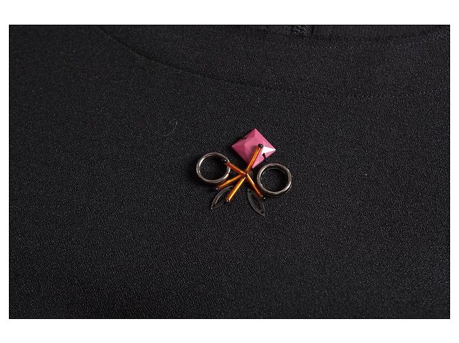 Autre Marque Claes Iversen, Top extragrande negro - vista 5