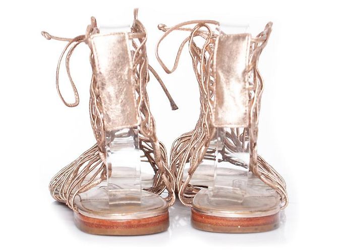 Sophia webster Sofia Webster, Sandali Delphine in pelle metallizzata - vista 6