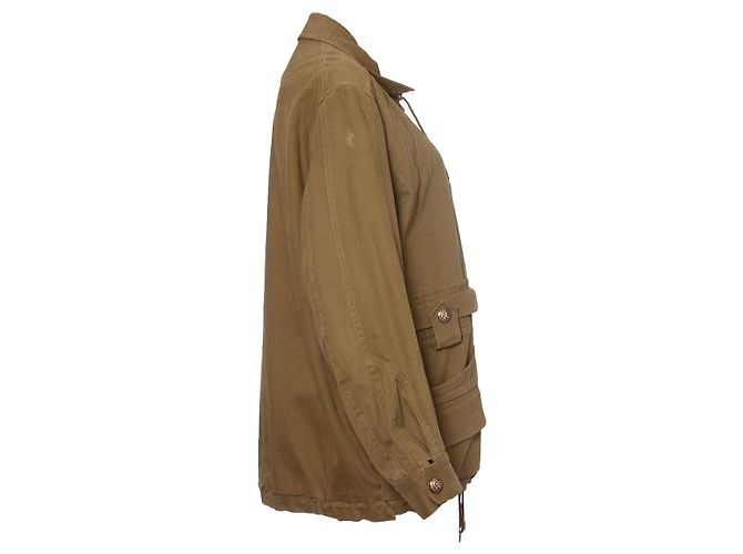Balmain Balmaın, Chaqueta de algodón verde - vista 4