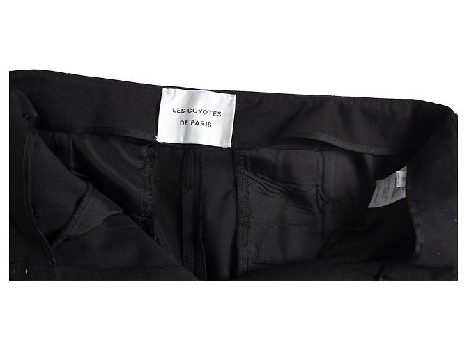 Autre Marque Los coyotes de París, pantalon negro con cinturon - vista 6