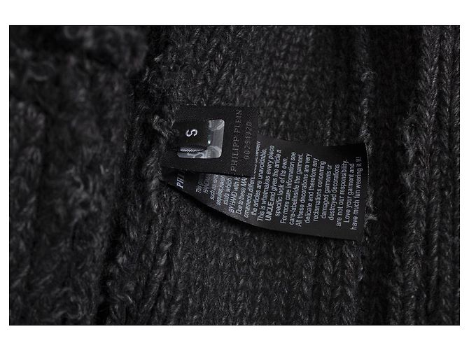 Philipp Plein, gesteppte Lederjacke Schwarz - Ansicht 7