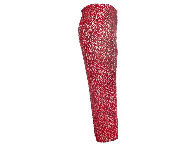 Marni, Pantalone rosso e argento - vista 4