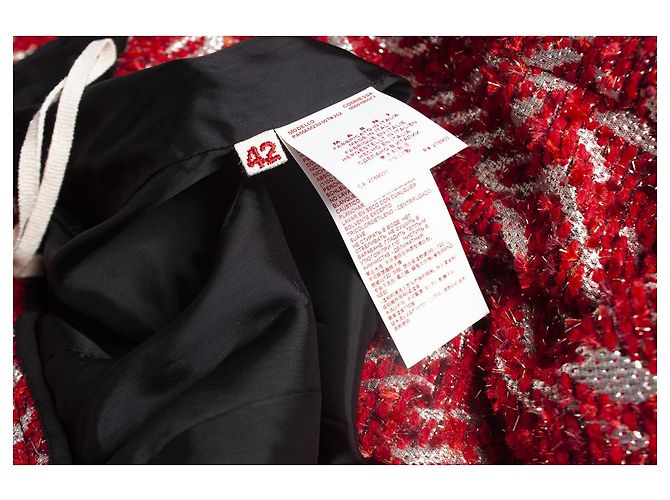 Marni, Pantalone rosso e argento - vista 6