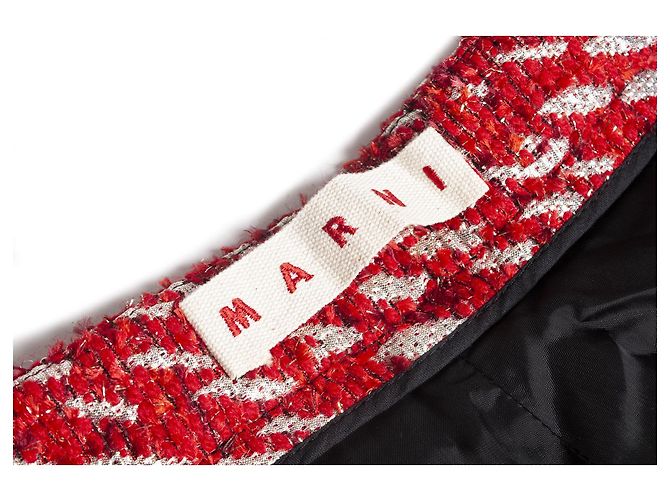Marni, Pantalone rosso e argento - vista 8