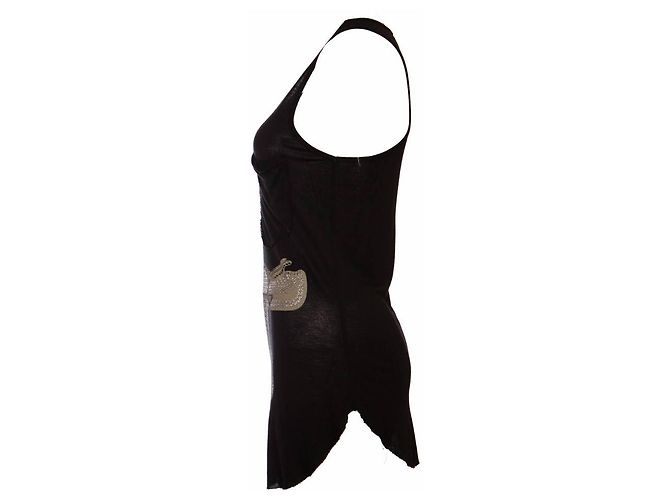 Autre Marque Lauren Moshi, canotta nera con stampa cavalli Nero - vista 2
