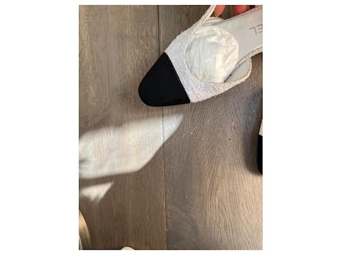 Chanel sandalo Bianco - vista 4