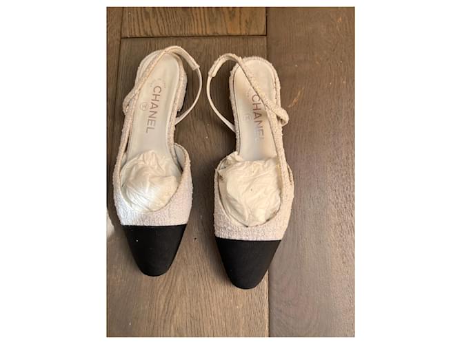 Chanel sandalo Bianco - vista 7