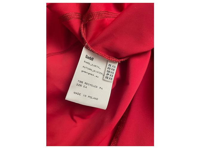 Autre Marque Abito Robe GmbH Rosso con Maniche Raglan - vue 4