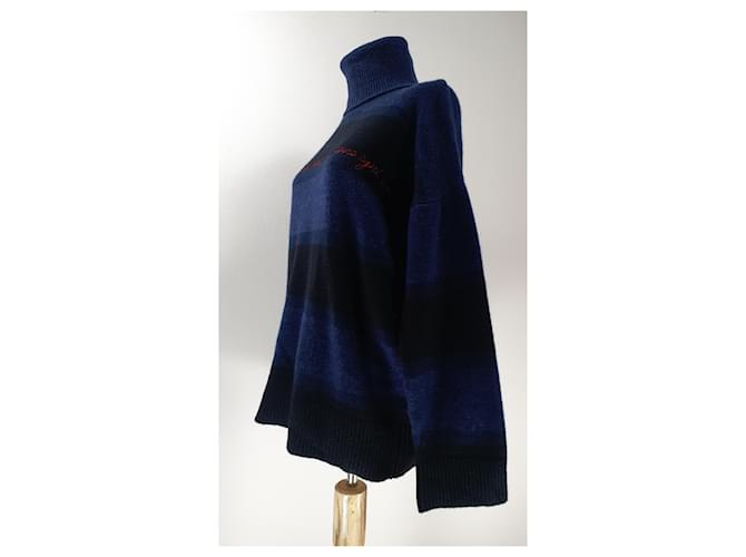 Giada Benincasa Blauer Kaschmir Woll Pullover XS - Ansicht 3