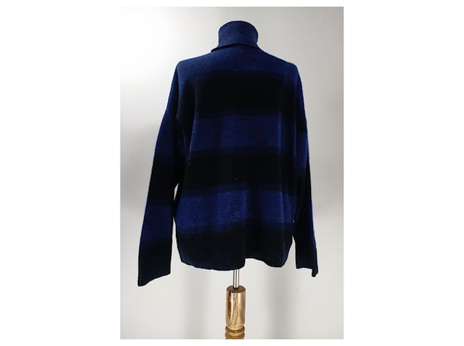 Giada Benincasa Blauer Kaschmir Woll Pullover XS - Ansicht 4