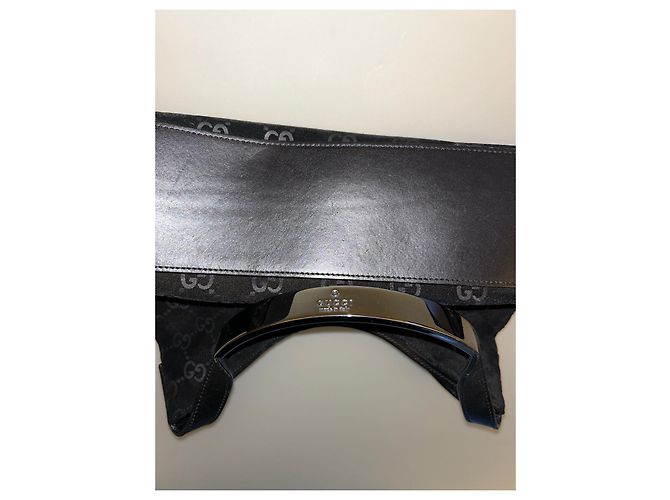Ophidia Borsa a mano Gucci in pelle di cervo nera Nero - vista 5