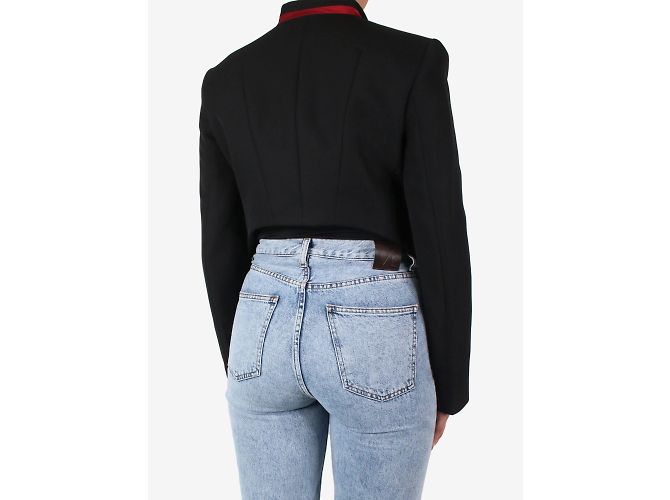 Haider Ackermann Chaqueta negra con botones - talla FR 36 - vista 2