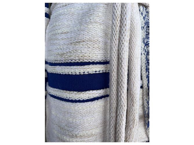 Dorothée Schumacher Strickware aus Wolle Weiß Blau - Ansicht 5
