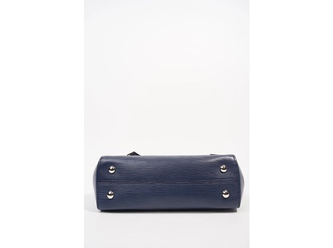 Louis Vuitton Cluny MM Marina Epi Pelle Blu navy - vista 8