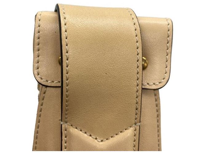 Chloé ***Borsa a tracolla Chloe con cerniera jumbo Beige - vista 9