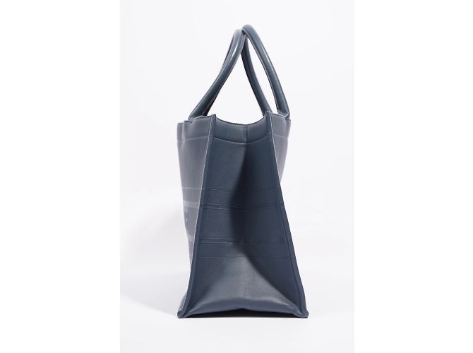 Borsa per libri in pelle da donna Christian Dior blu scuro media - vista 5