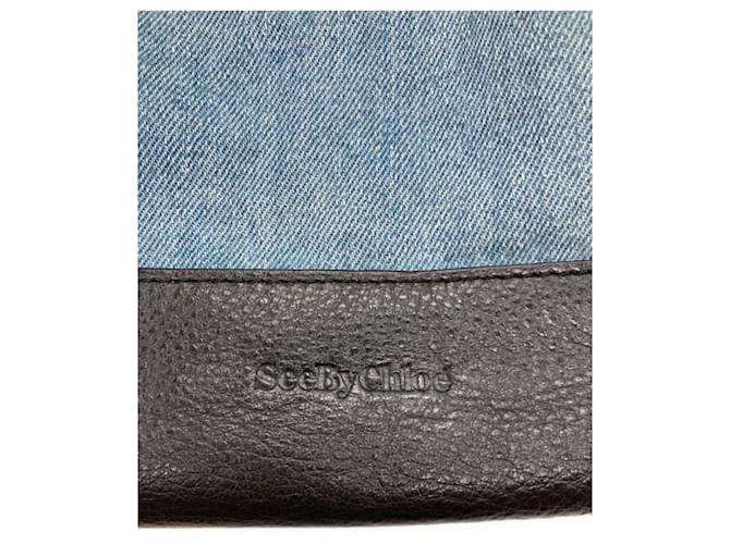 See by Chloé *** Borsa in denim patchwork SEE BY CHLOE - vista 6
