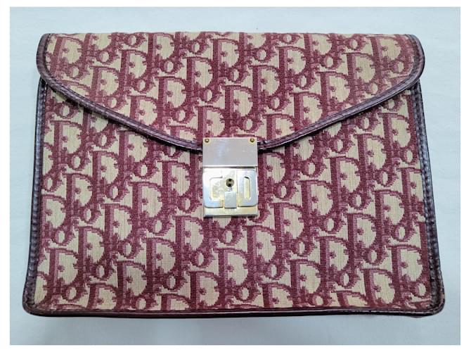 Pochette Dior Addict Monogramma Borgogna Bordò - vista 2