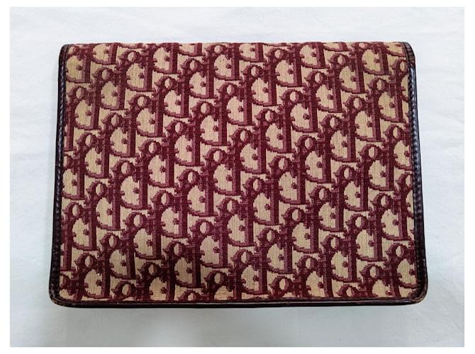 Pochette Dior Addict Monogramma Borgogna Bordò - vista 5