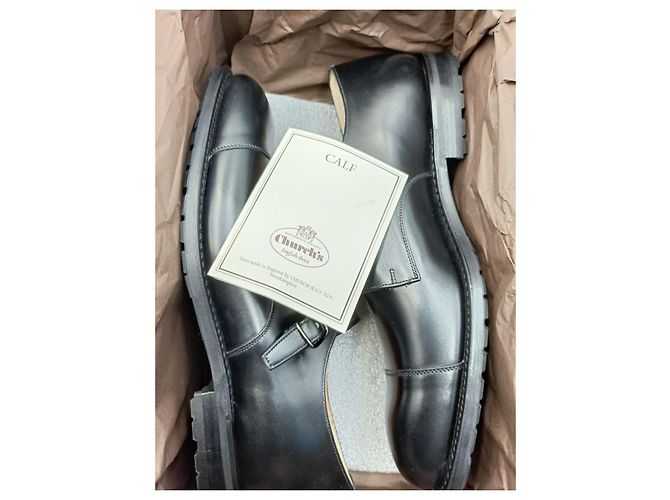 Church's Cowes T Scarpe stringate in pelle nera Nero - vista 2