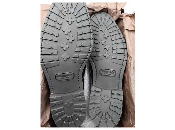 Church's Cowes T Scarpe stringate in pelle nera Nero - vista 3