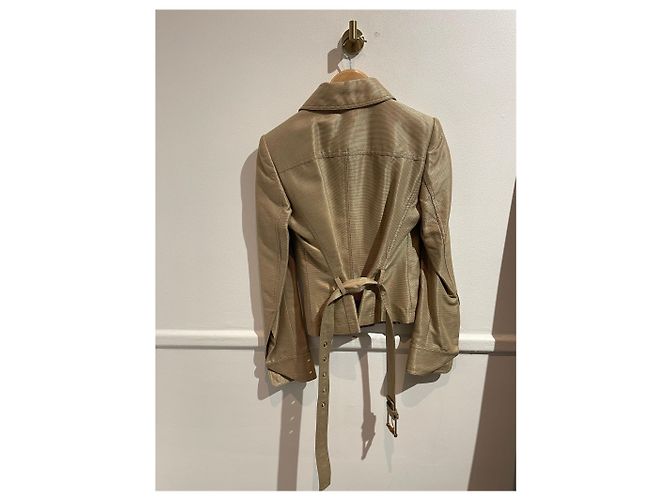 Chaquetas GUCCI T.IT 40 de algodón Beige - vista 2