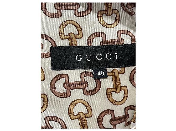 Chaquetas GUCCI T.IT 40 de algodón Beige - vista 5