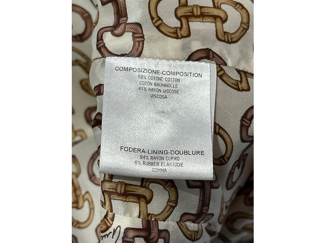 Chaquetas GUCCI T.IT 40 de algodón Beige - vista 6