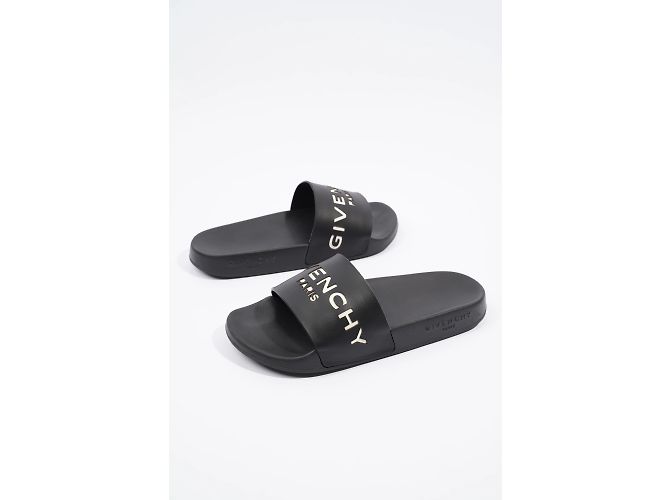 Chanclas con logo en relieve de Givenchy Negro / Blanco UE 36 / Reino Unido 3 - vista 10