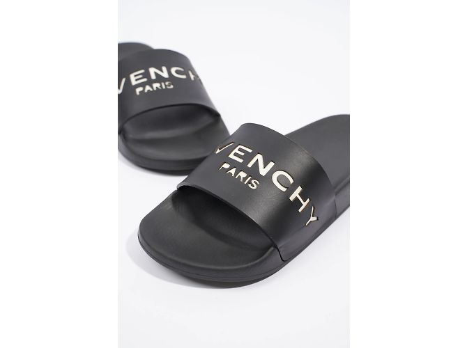 Chanclas con logo en relieve de Givenchy Negro / Blanco UE 36 / Reino Unido 3 - vista 11