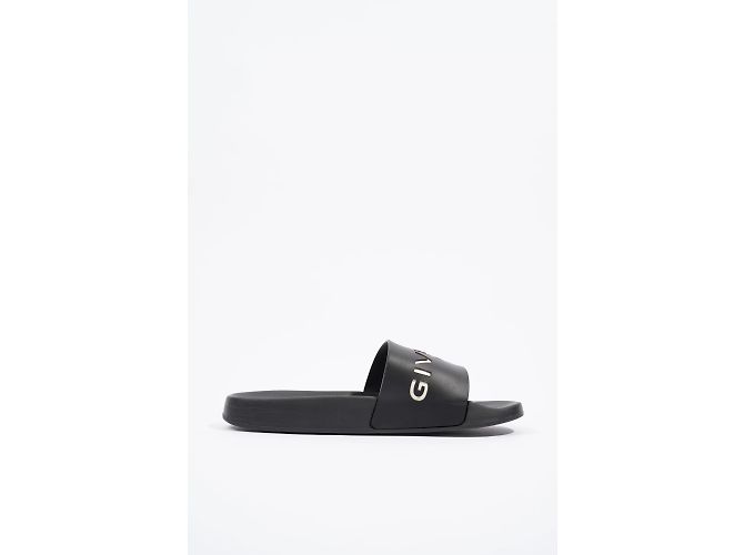 Chanclas con logo en relieve de Givenchy Negro / Blanco UE 36 / Reino Unido 3 - vista 4