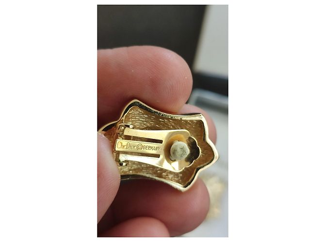 Orecchini a clip dorati Christian Dior D'oro - vista 2