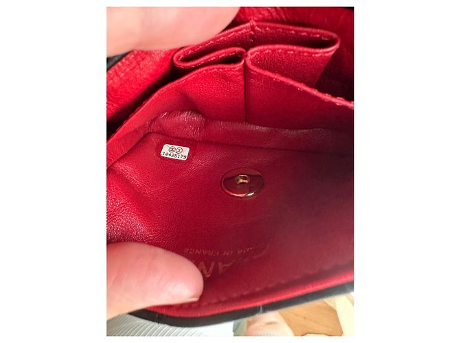 Chanel Mini Bandouliere borsa in pelle nera Nero - vista 9