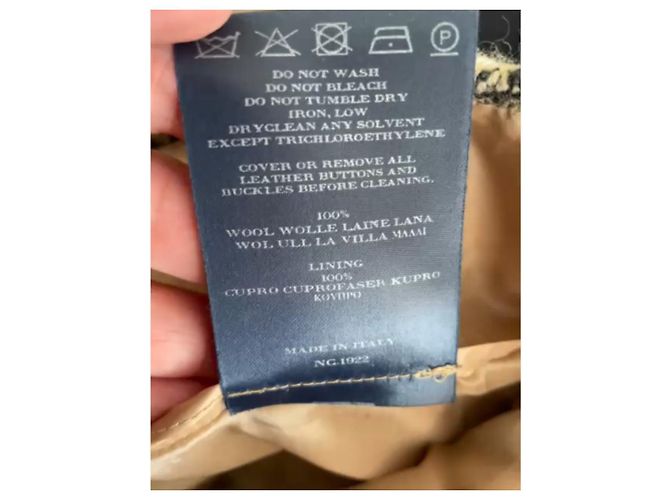 Falda de lana Burberry beige - vista 5