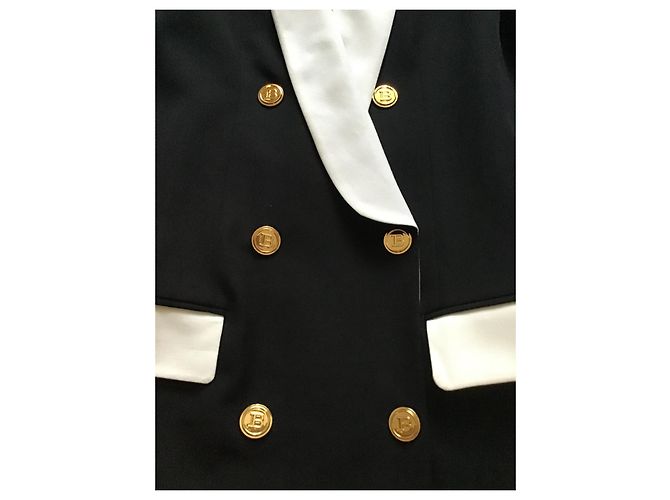 Balmain Black Wool Blazer - view 5
