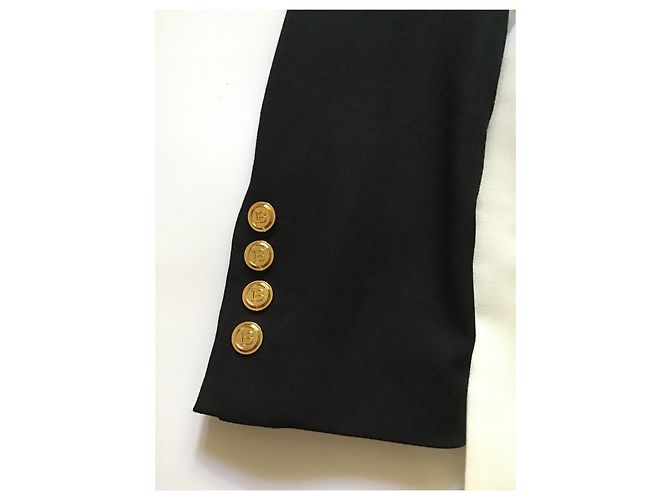 Balmain Black Wool Blazer - view 6