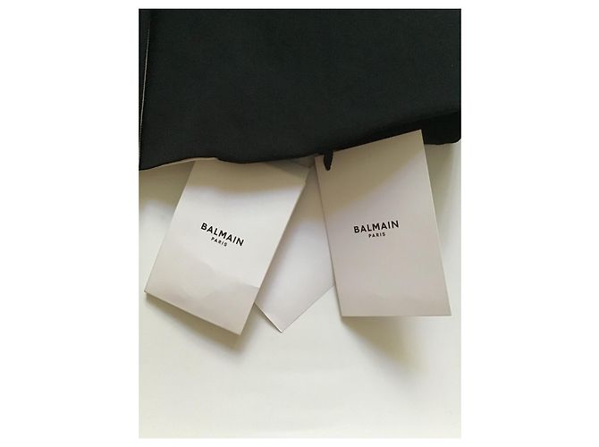 Balmain Black Wool Blazer - view 8