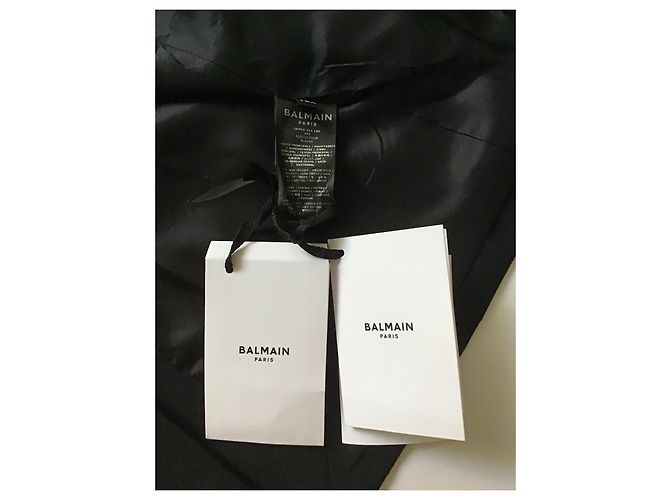 Balmain Black Wool Blazer - view 9