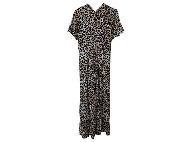 Vestido midi de viscosa con estampado animal Wild Cat de Temperley London - vista 5