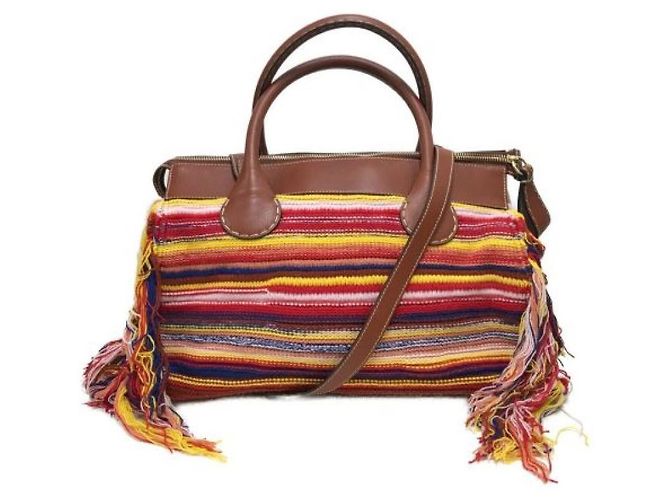 Chloé ***Chloe Fransenhandtasche Braun - Ansicht 2