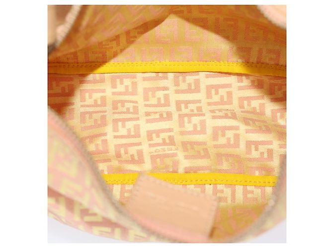 FENDI Zucchino Borsa a mano in tela Oro rosa Auth fm2528 - vista 11