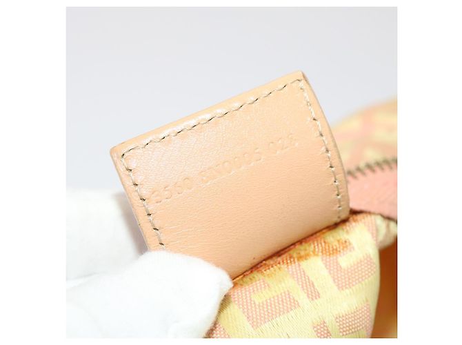 FENDI Zucchino Borsa a mano in tela Oro rosa Auth fm2528 - vista 12