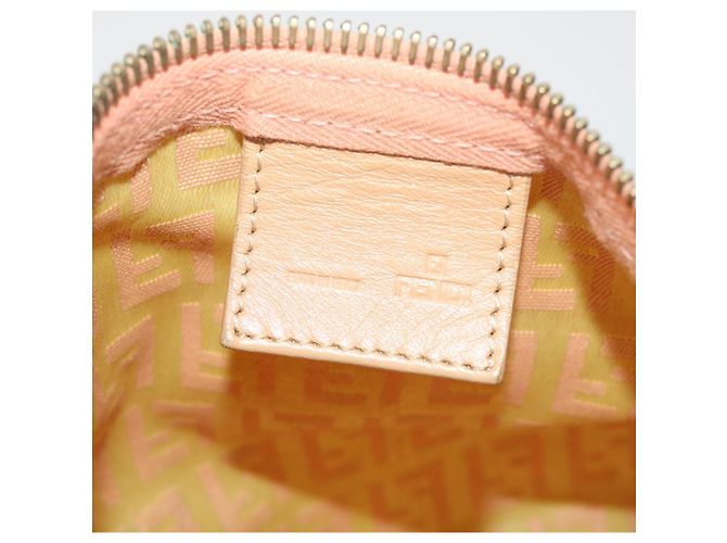 FENDI Zucchino Borsa a mano in tela Oro rosa Auth fm2528 - vista 18