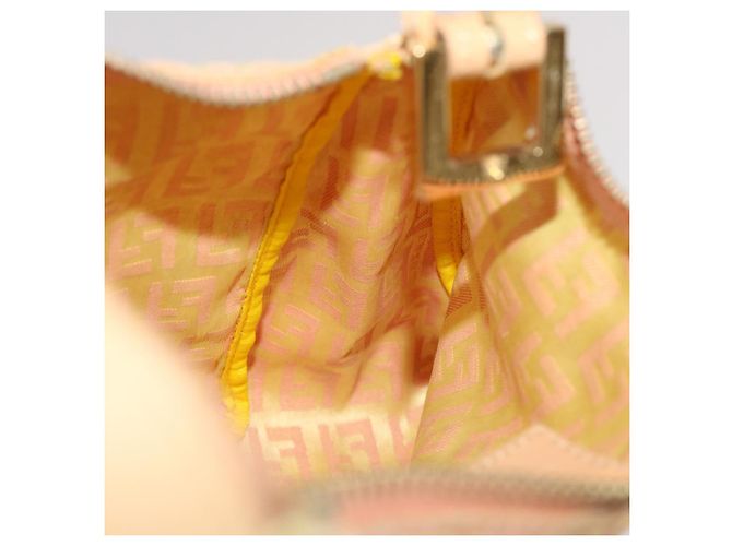FENDI Zucchino Borsa a mano in tela Oro rosa Auth fm2528 - vista 19