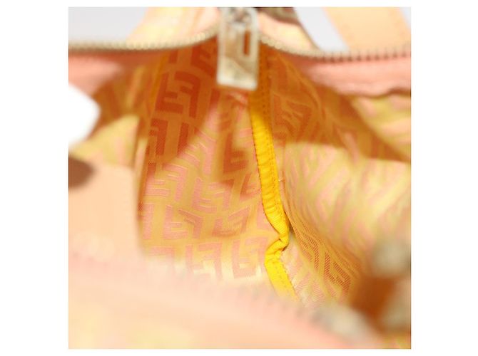 FENDI Zucchino Borsa a mano in tela Oro rosa Auth fm2528 - vista 20