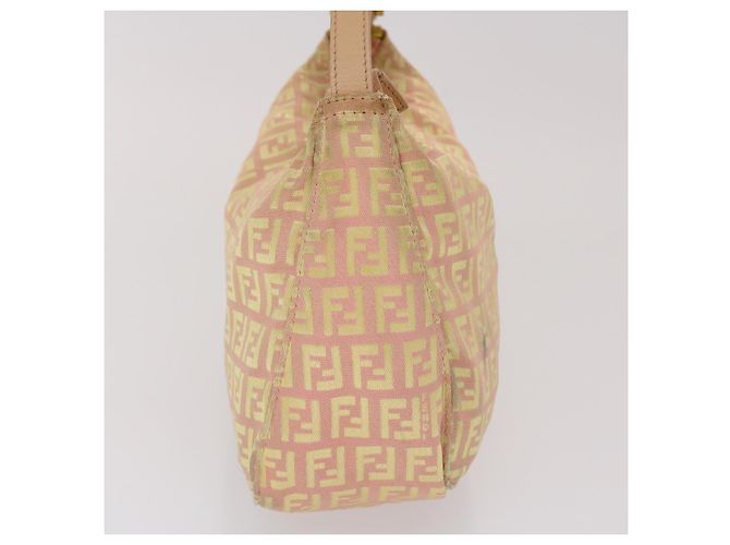FENDI Zucchino Borsa a mano in tela Oro rosa Auth fm2528 - vista 3